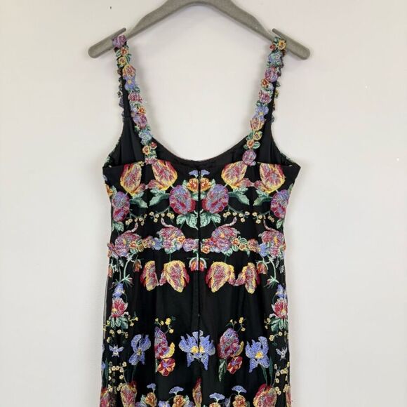 Marchesa Notte Floral Embroidered Gown 🗃️ - Picture 8 of 10